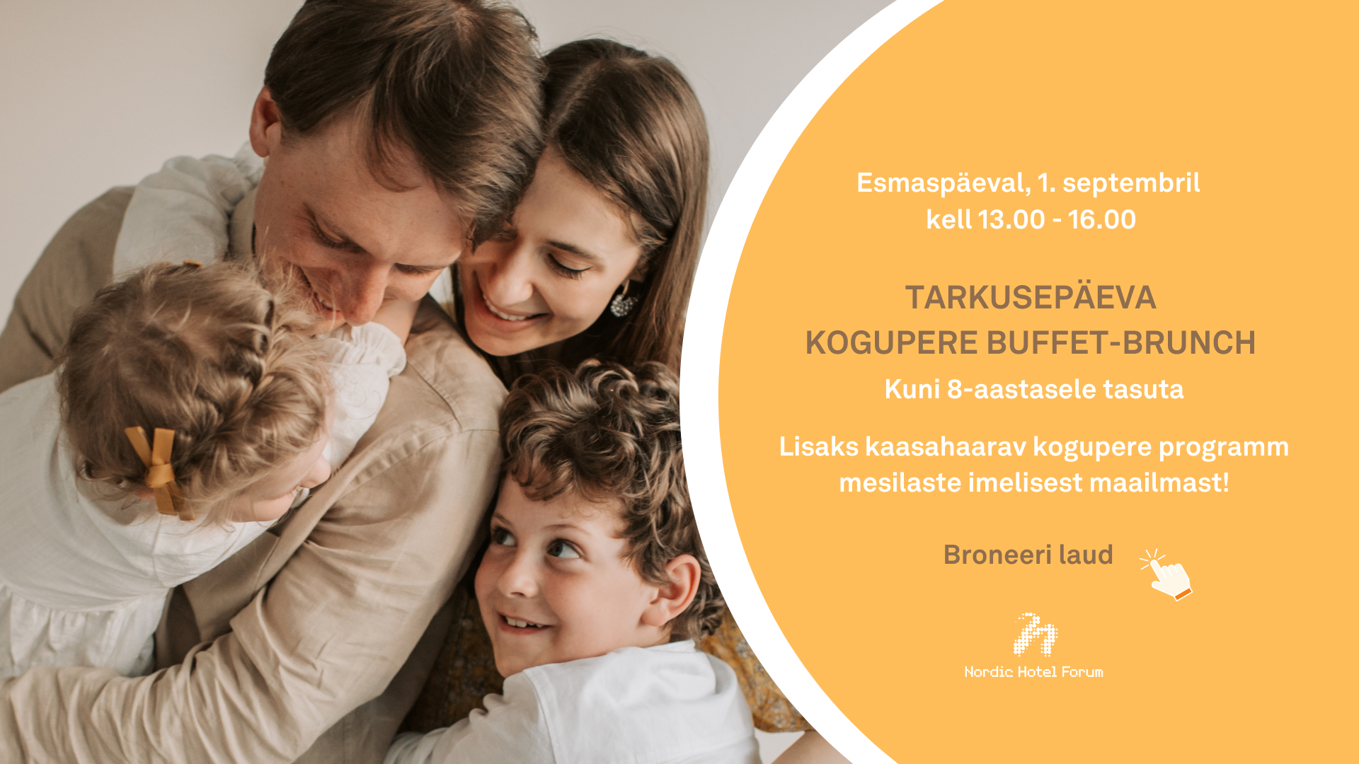 Kooli alguse puhul Tarkusepäeva buffet-brunch Nordic Hotel Forumi restoranis Nomel